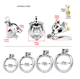 Beast Penis Locker with Bell Chastity Cage material finish close | 3d-chastity