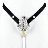 Beast Penis Locker with Bell Chastity Cage lock and ring | 3d-chastity