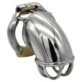 Bending Tube Stainless Steel Male Chastity Device main product | 3d-chastity