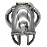 Bending Tube Stainless Steel Male Chastity Device wearing | 3d-chastity