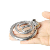Micro Inverted Chastity Cage lock and ring | 3d-chastity