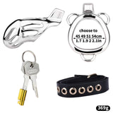 Big Steel Mamba Cage Chastity Cage lock and ring | 3d-chastity