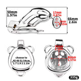 Big Steel Mamba Cage Chastity Cage rear | 3d-chastity