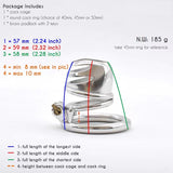 Big Urine Mouth Steel Chastity Cage1.54 InchCage Cage material finish close | 3d-chastity