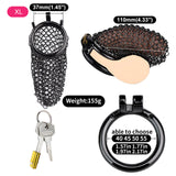 Soft Armor Chastity Cage material finish close | 3d-chastity