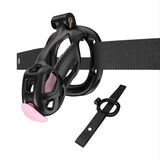 Black Cobra Chastity Small Kit With Belt And Urethral - 3d-chastity
