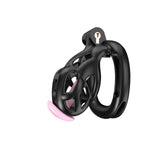 Black Cobra Chastity Nano Kit With Belt And Urethral - 3d-chastity