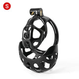 Black Mamba Chastity Cage With Balls Cage - 3d-chastity