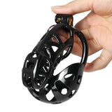 Black Mamba Chastity Cage With Balls Cage - 3d-chastity