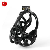 Black Mamba Chastity Cage With Balls Cage - 3d-chastity