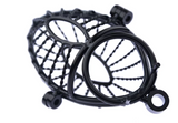 Black Mesh Metal Male Chastity Cage lock and ring | 3d-chastity