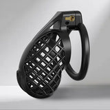 Black Mesh Pattern Chastity Cage rear | 3d-chastity