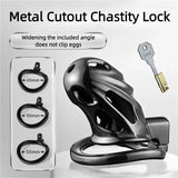 Black Metal Chastity Lock comparison | 3d-chastity