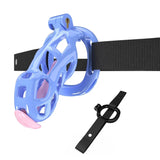 Blue Cobra Chastity Standard Kit With Belt And Urethral - 3d-chastity