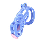 Blue Cobra Chastity Maxi Kit With Belt And Urethral - 3d-chastity