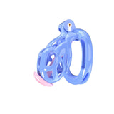 Blue Cobra Chastity Nano Kit With Belt And Urethral - 3d-chastity