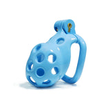 Blue Hole Cobra Chastity Cage Kit - 1.77 to 4.13 Inch Long wearing | 3d-chastity