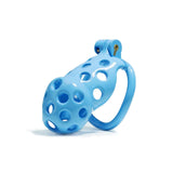 Blue Hole Cobra Chastity Cage Kit - 1.77 to 4.13 Inch Long size and shape | 3d-chastity