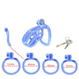 Blue Mamba 4.0 Small Chastity Cage - 3d-chastity