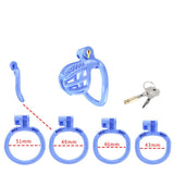 Blue Mamba 4.0 Nub Chastity Cage - 3d-chastity
