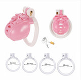 Bow Pot Lid Chastity Cage rear | 3d-chastity