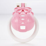 Bow Pot Lid Chastity Cage wearing | 3d-chastity