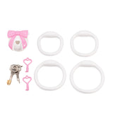 Bowknot Lid Chastity Cage Invisible wearing | 3d-chastity