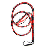Braided Leather Pink Whip Chastity Cage main product | 3d-chastity