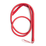 Braided Leather Pink Whip Chastity Cage wearing | 3d-chastity