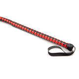Braided Leather Pink Whip Chastity Cage lock and ring | 3d-chastity
