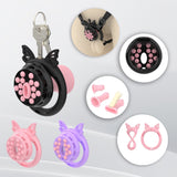 Breathable Panel‌ Chastity Cage with Silicone Rings main product | 3d-chastity