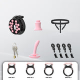 Breathable Panel‌ Chastity Cage with Silicone Rings side | 3d-chastity
