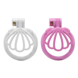 Breathable Shell Chastity Cage lock and ring | 3d-chastity