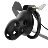 Breathable Soft Rubber Chastity Cage size and shape | 3d-chastity