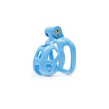 Blue Mamba Chastity Cage Kit 1.77 - 4.13 Inch with 4 Arc Rings lock and ring | 3d-chastity