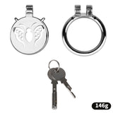 Butterfly Flat Chastity Lock size and shape | 3d-chastity