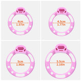 Butterfly Whisper Pearl Chastity Cage full kit | 3d-chastity