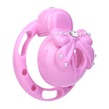 Butterfly Whisper Pearl Chastity Cage wearing | 3d-chastity
