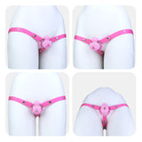Butterfly Whisper Pearl Chastity Cage rear | 3d-chastity
