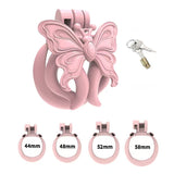Butterfly Wing Chastity Cage side | 3d-chastity