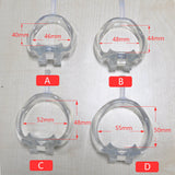 Spiked Silicone Chastity Cage lock and ring | 3d-chastity