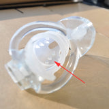 Spiked Silicone Chastity Cage front | 3d-chastity