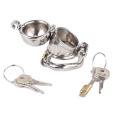 Metal Chastity Cage 2.55 Inch Long lock and ring | 3d-chastity