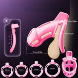Candy Powder Contract Chastity Cage wearing | 3d-chastity