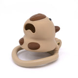 Capybara Dog Slave Chastity Cage wearing | 3d-chastity