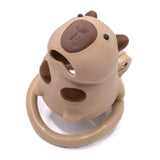 Capybara Dog Slave Chastity Cage material finish close | 3d-chastity