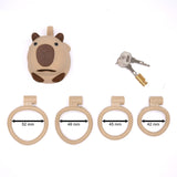 Capybara Dog Slave Chastity Cage front | 3d-chastity