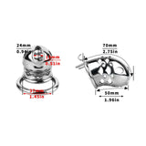 Carp Shaped Chastity Cage material finish close | 3d-chastity