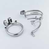 CB Custom Chastity Cage lock and ring | 3d-chastity