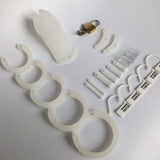 CB6000 Silicone Chastity Cage White wearing | 3d-chastity